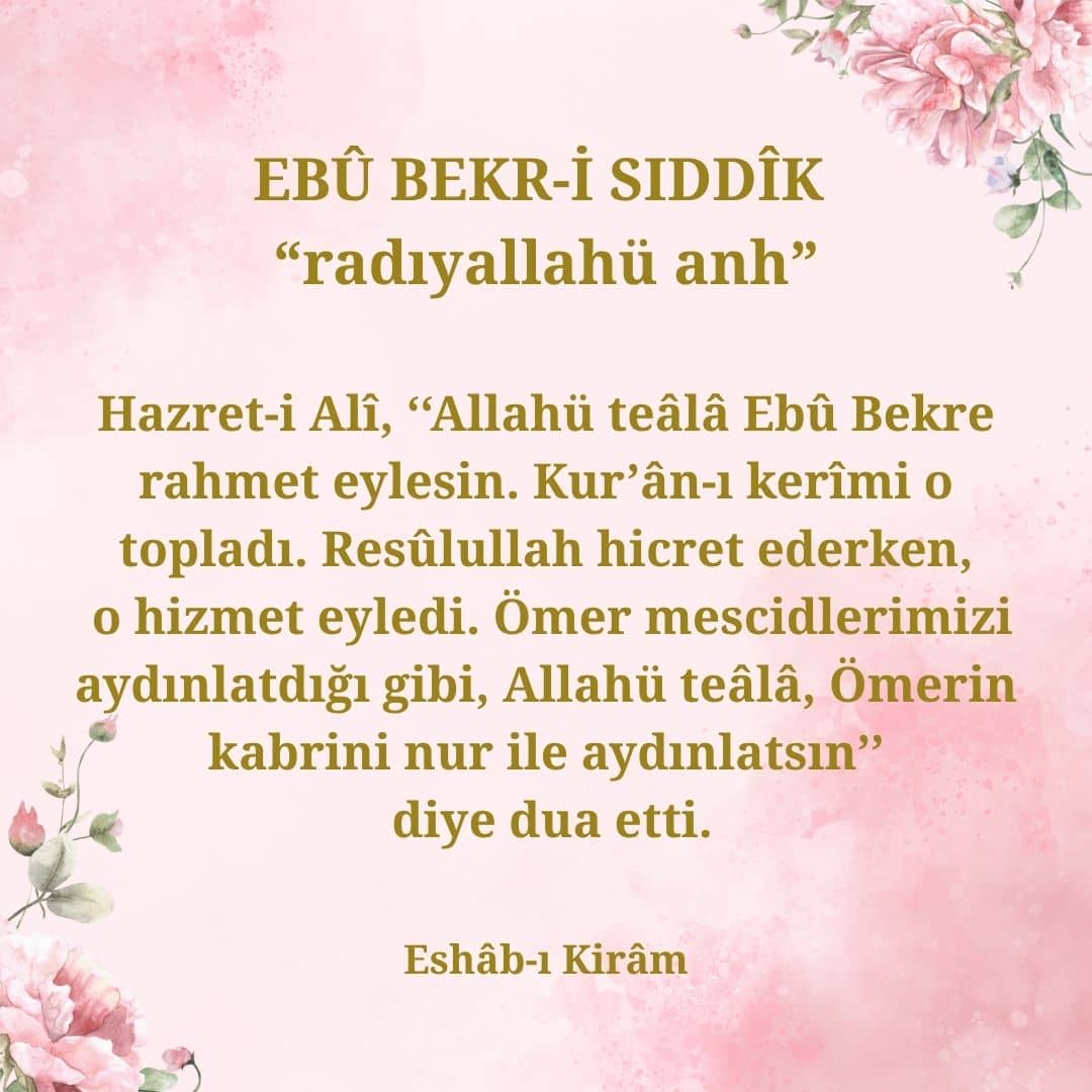 Ebu Bekr-i Sıddık (21)